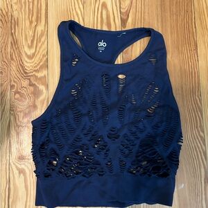 ALO bra top with cutouts